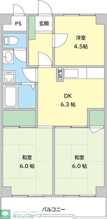 ゼファー銀座の物件間取画像